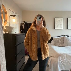 Express Oversized Teddy Jacket